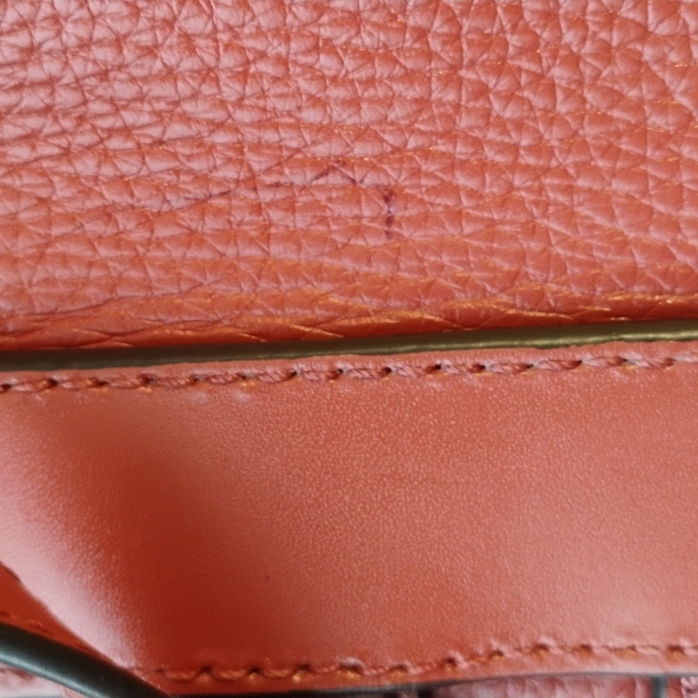 Michael Kors Red Leather Backpack - Picture 13 of 13